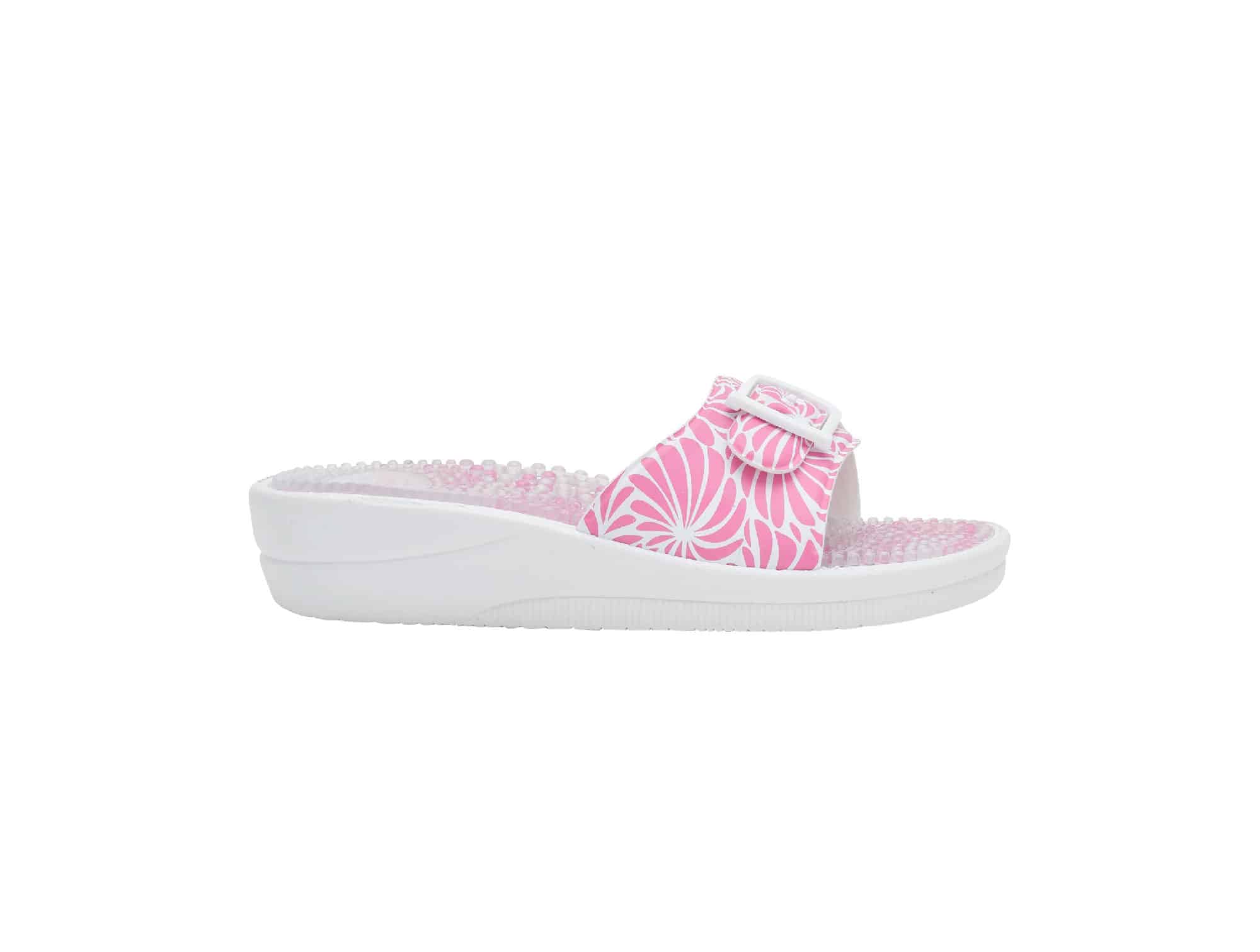 Sandales MASSAGE Blanc Rose