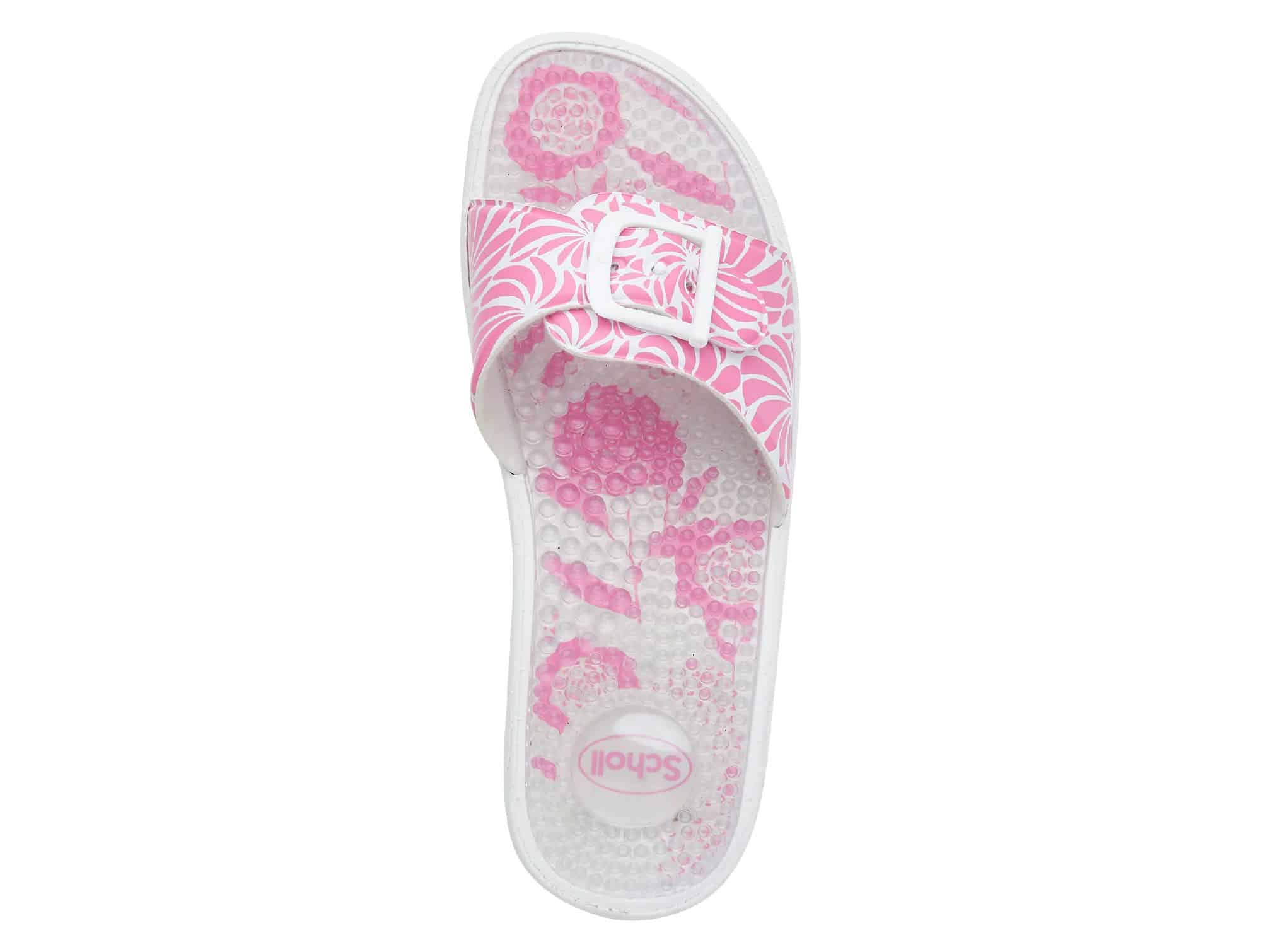 Sandales MASSAGE Blanc Rose