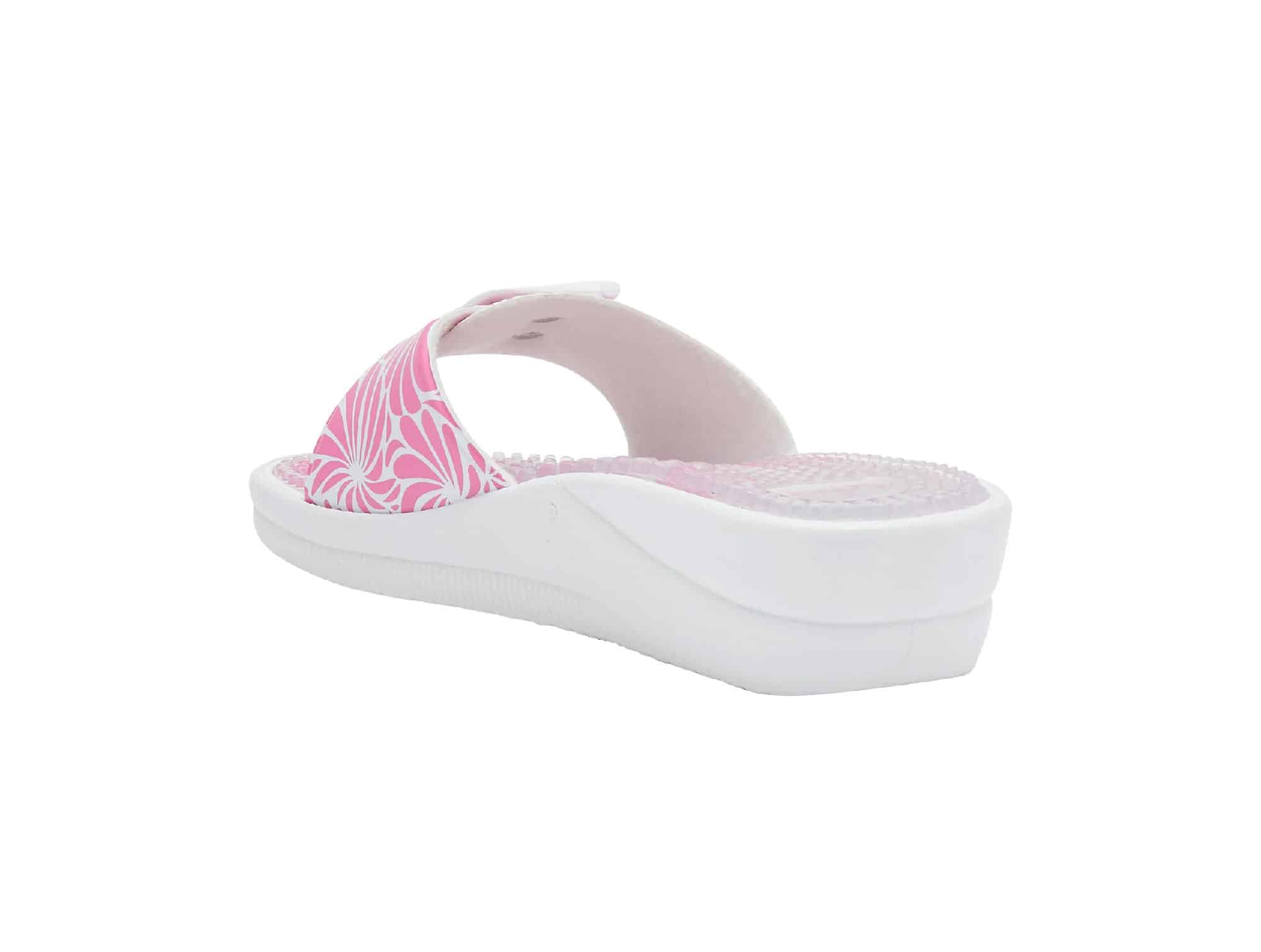 Sandales MASSAGE Blanc Rose