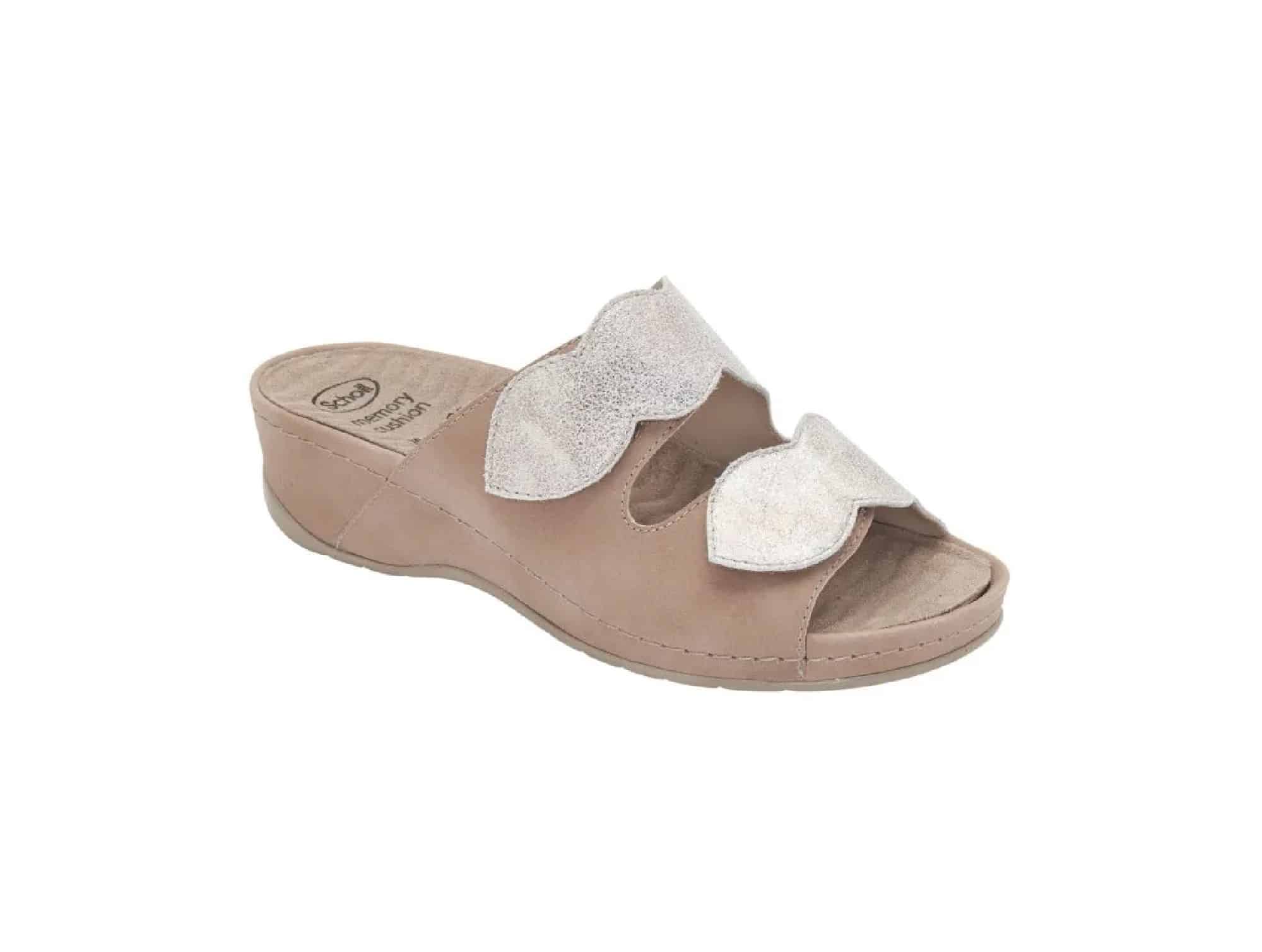 Sandale-Scholl-NIVES-2-STRAPS-Beige