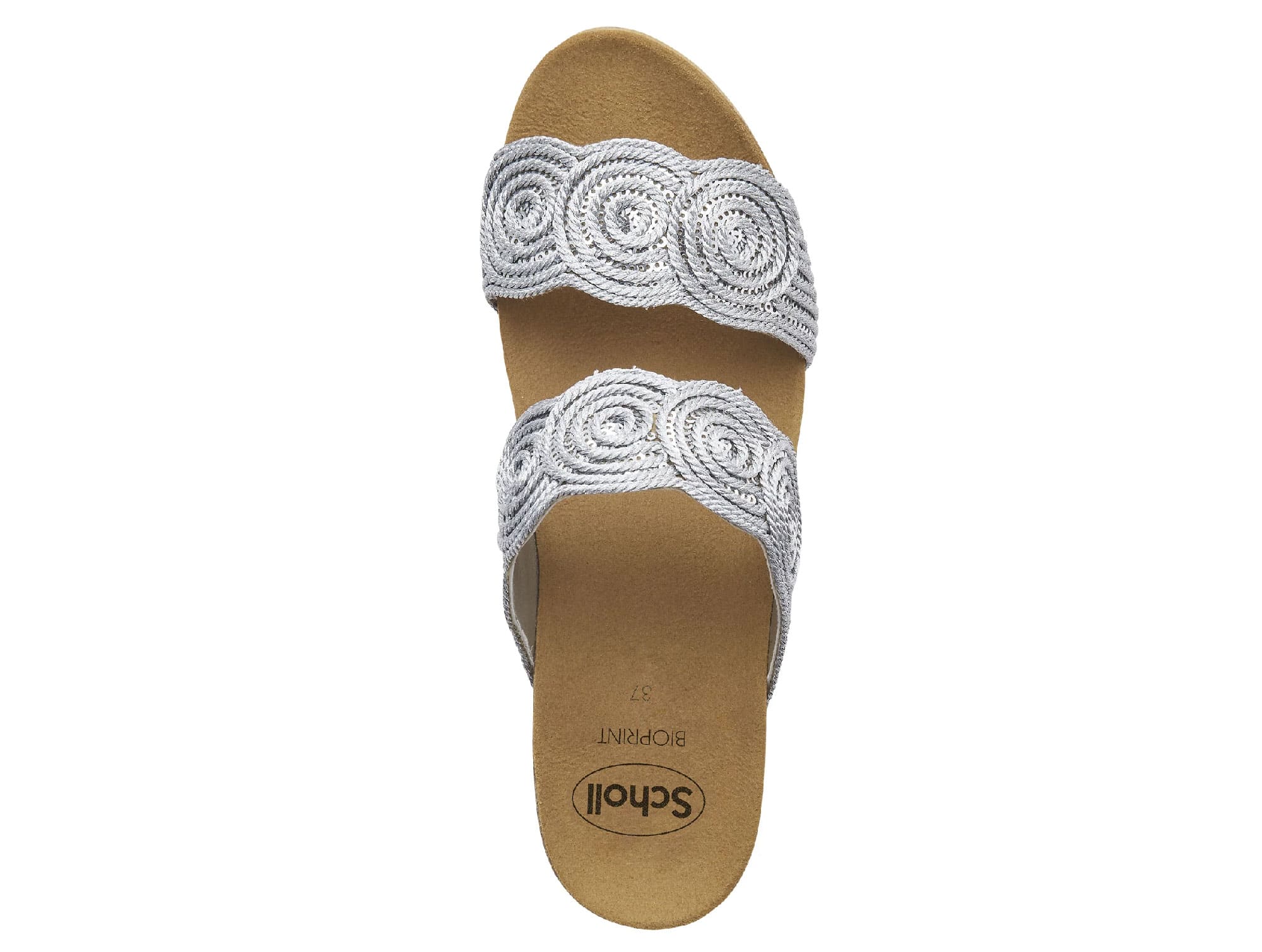 Sandale Sabaudia 2 Straps Argenté