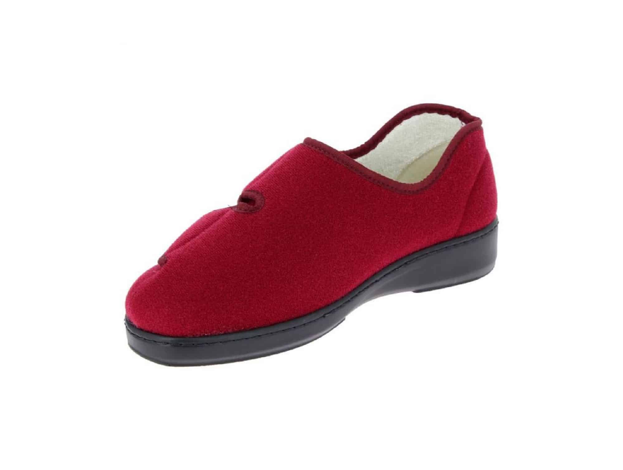 Chausson Athos en tissu avec fermeture velcro