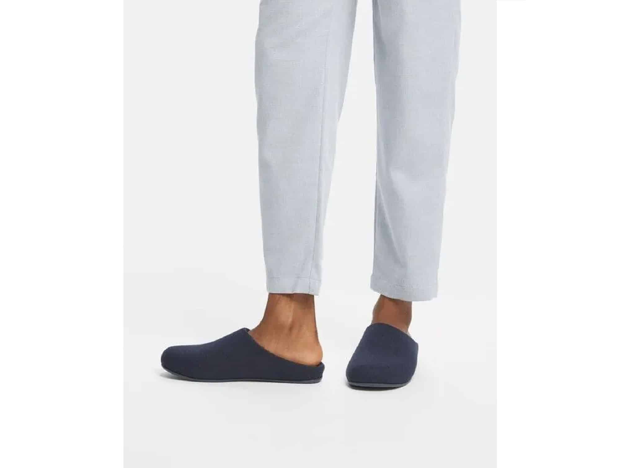Chausson Felt Slippers Bleu marine