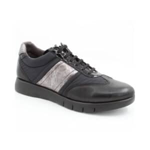 Chaussure-à-lacet-Mix-Volvo-Noir