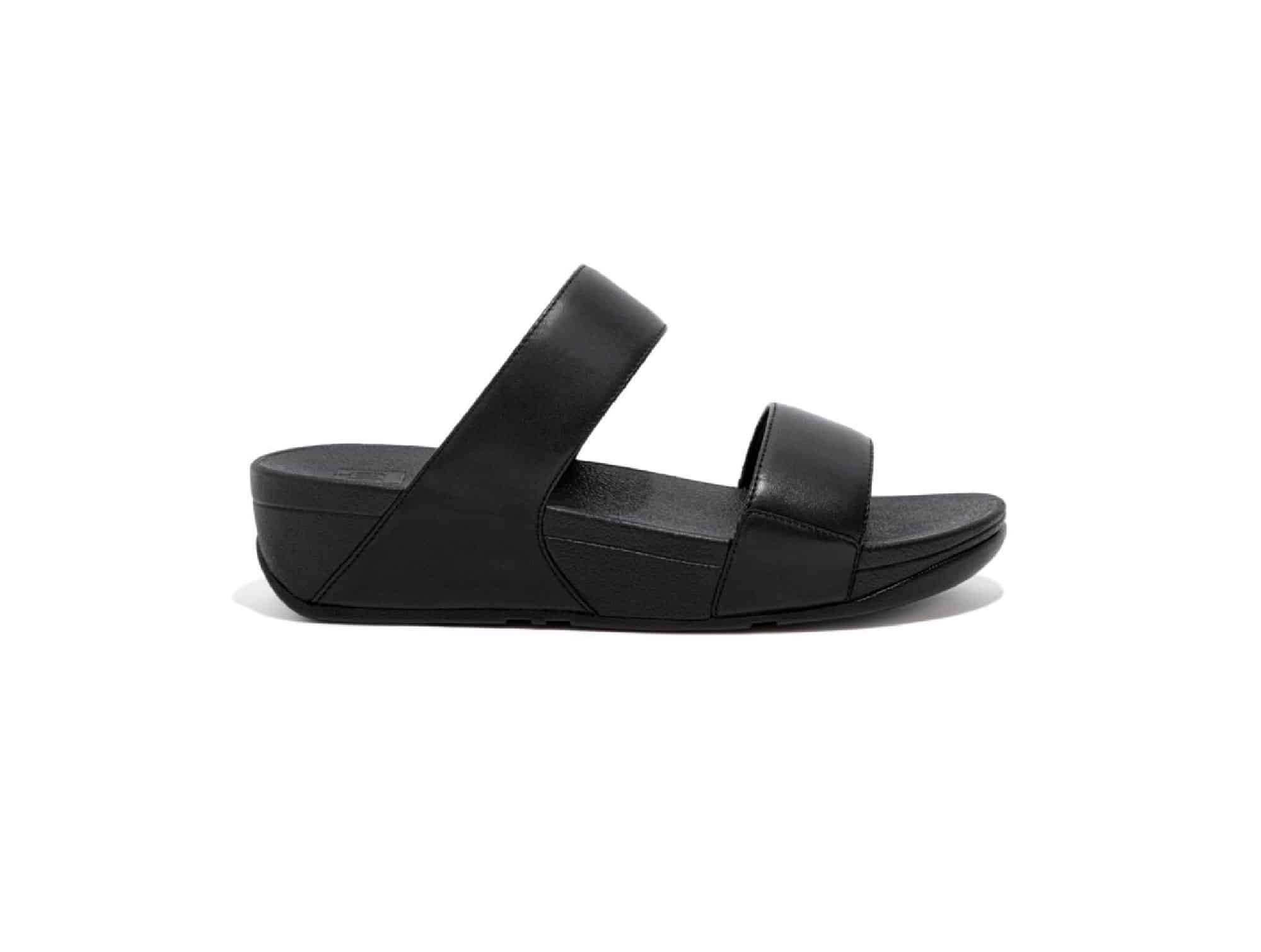 Sandale-Lulu-Leather-Slides-noir