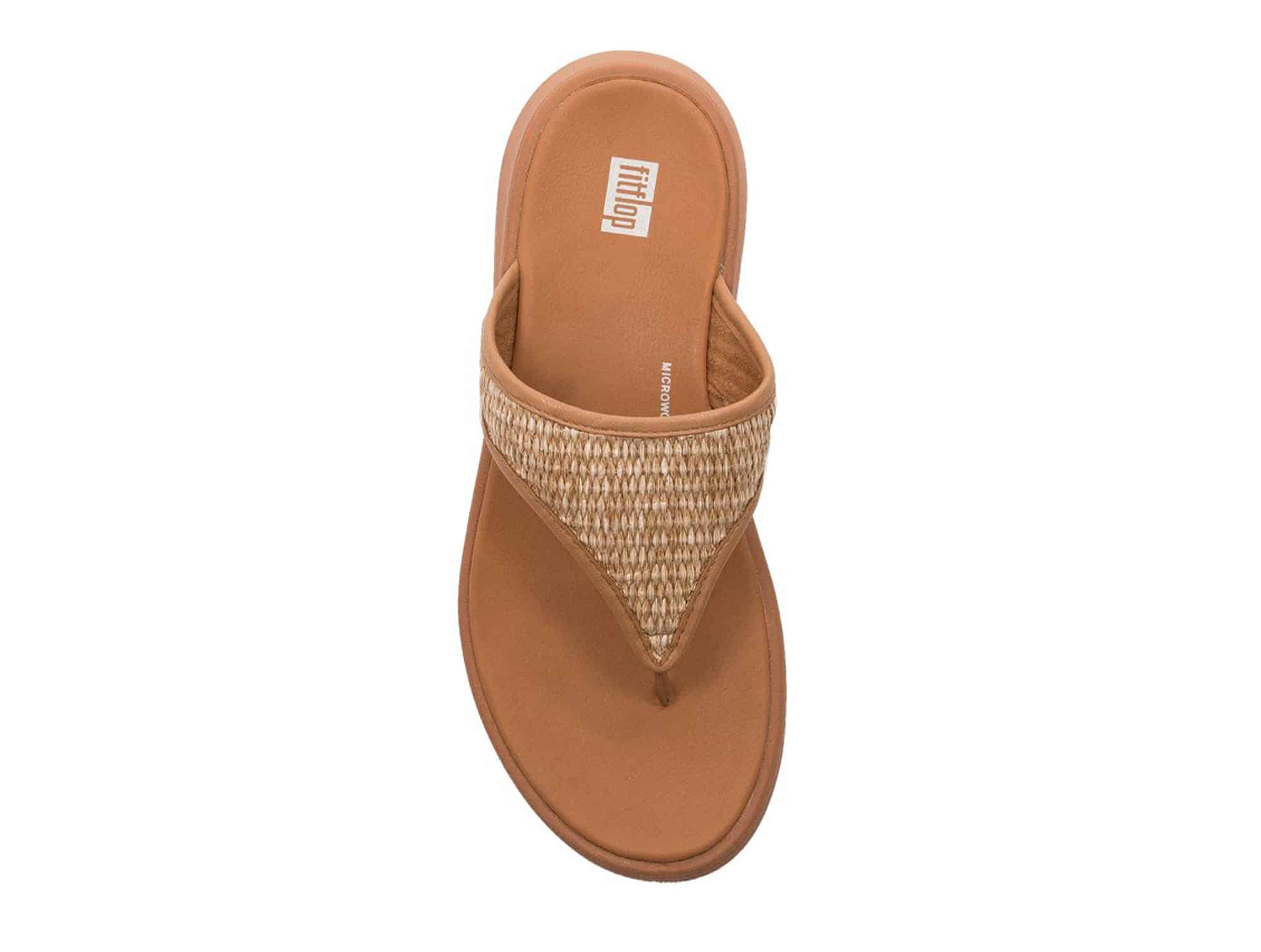 Sandale Mode en cuir latte tan