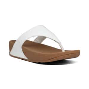 Tong Lulu Leather blanc