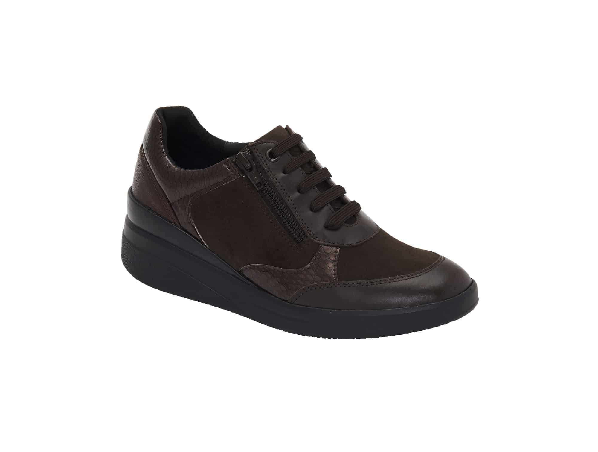 Emma Lacets Marron foncé