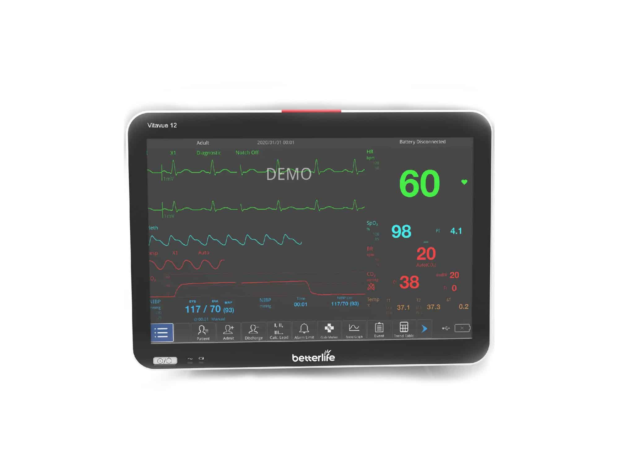 Moniteur patient ECG VITAVUE 12