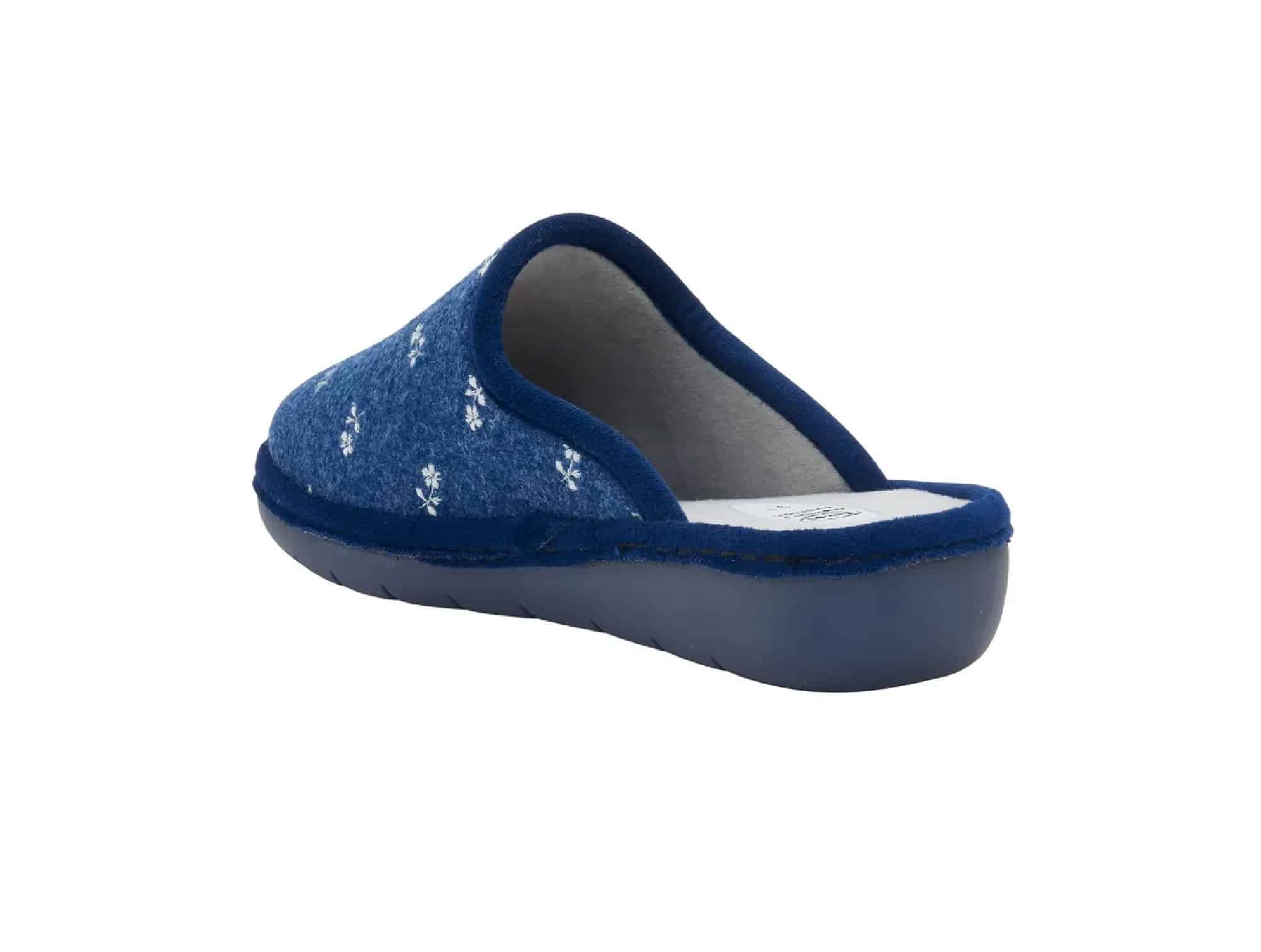 Mule Lauren Bleu marine
