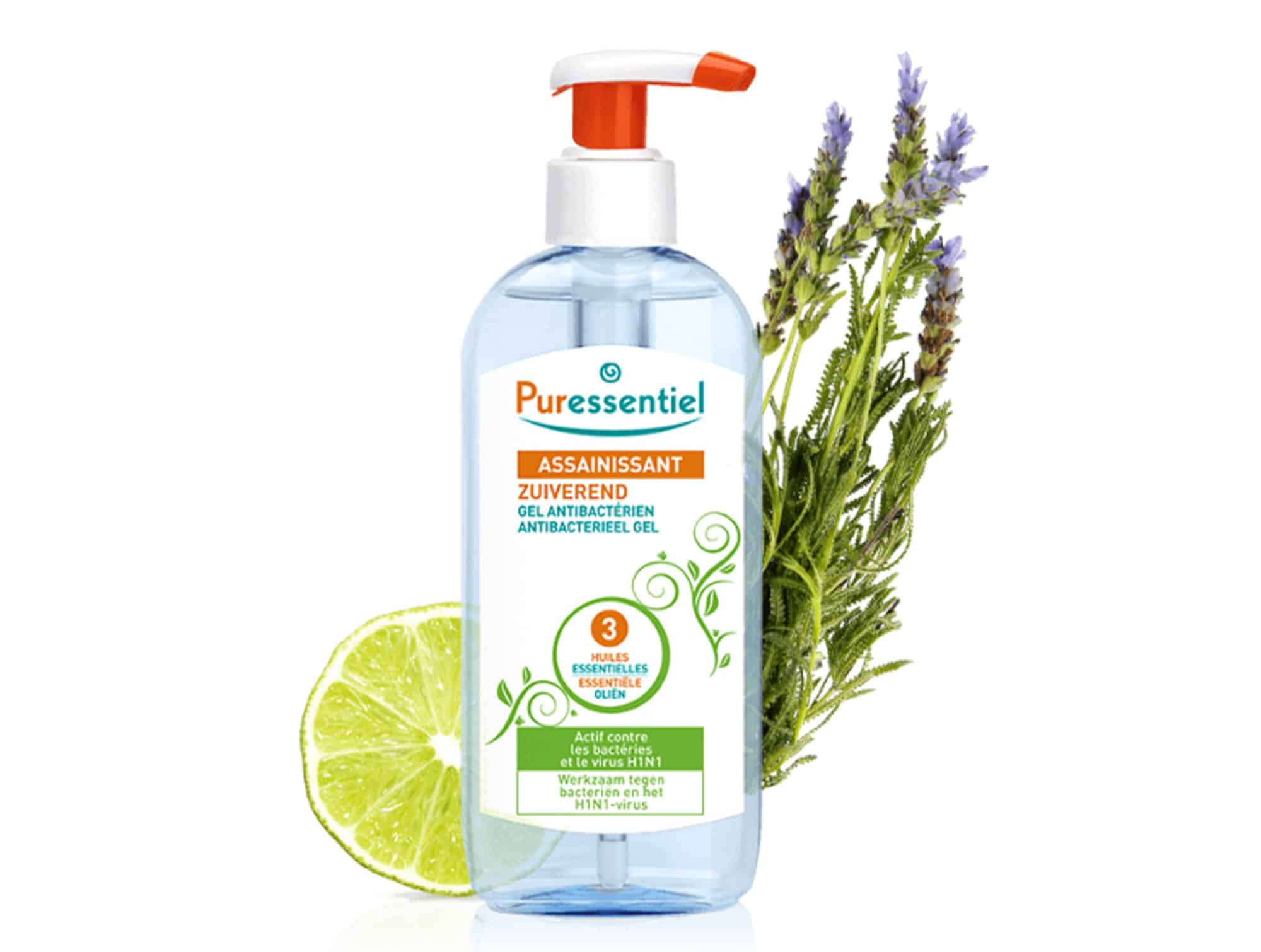 Puressentiel assainissant gel antibactérien 3 he fl 250ml