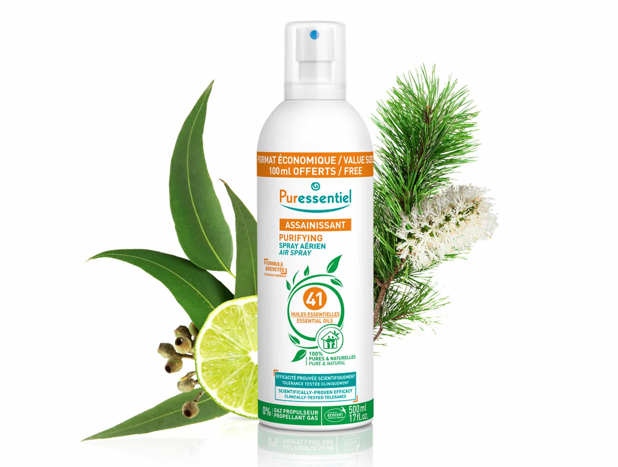 Puressentiel he assainissant spray aérien 41 -500ml