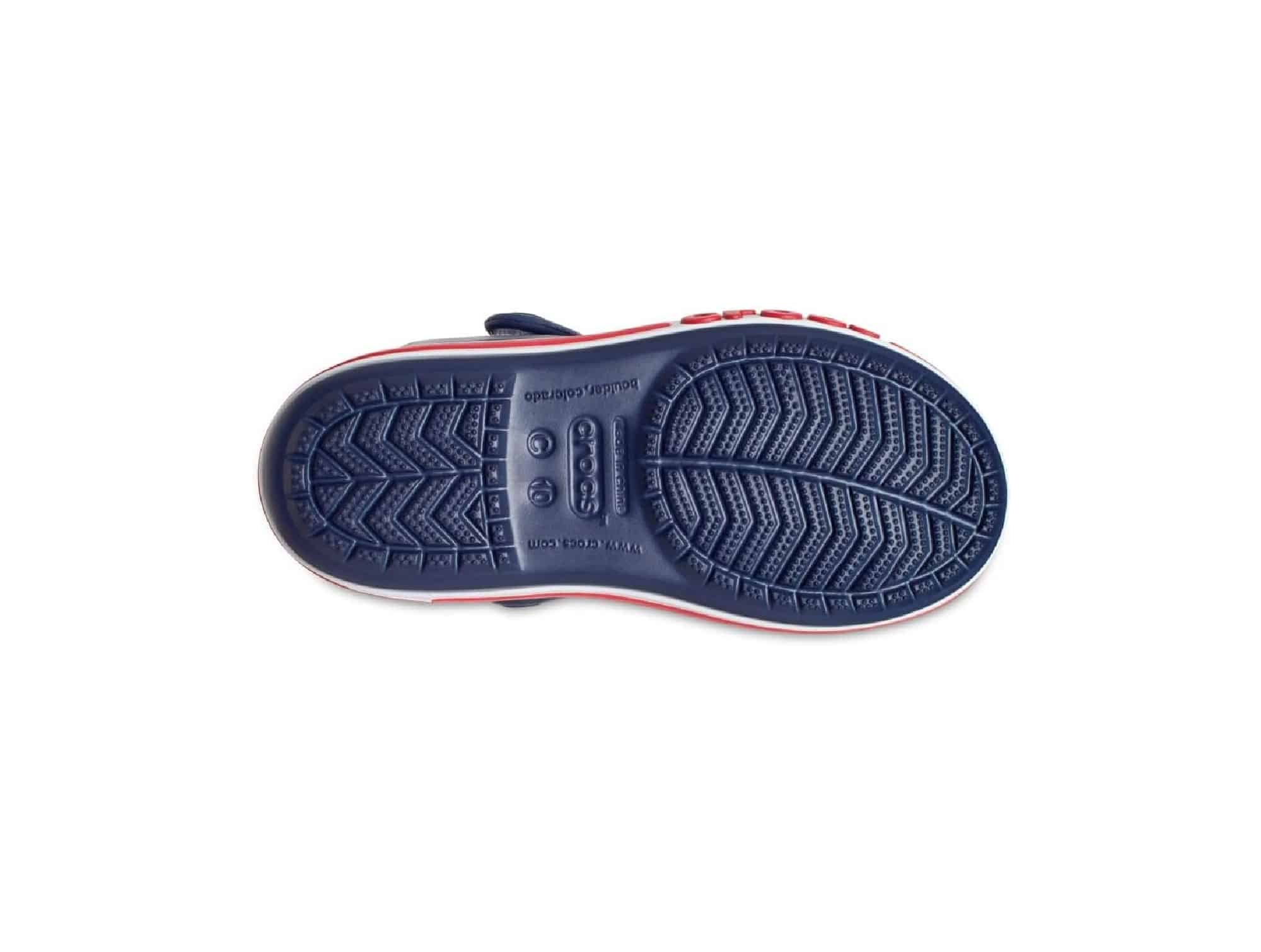 Sandale crocs bayaband sandal k bleu rouge