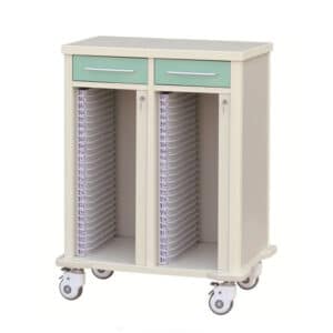 Chariot-de-stockage-pour-dossiers-médicaux