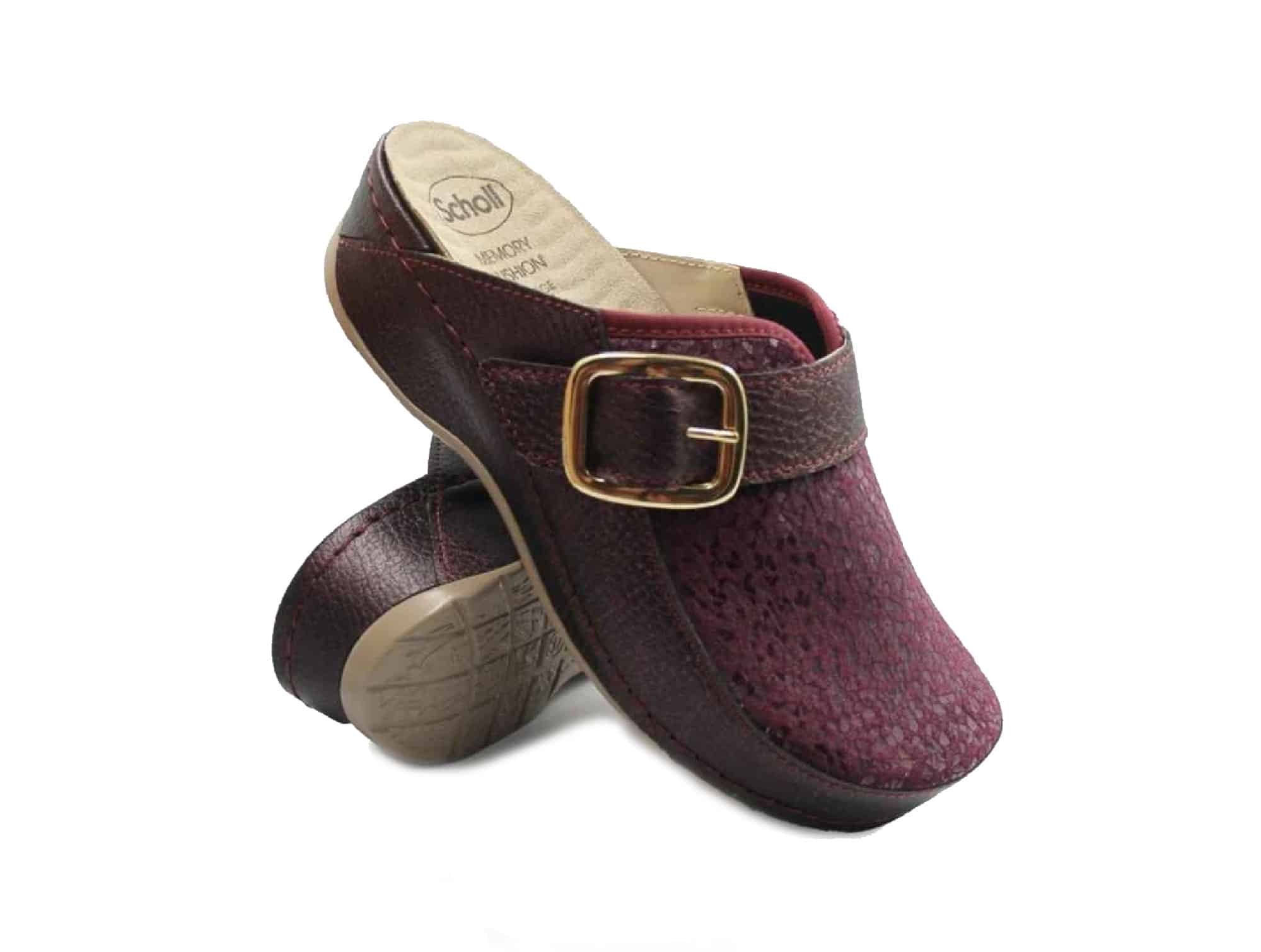 Sabot Gemini Buckle Bordeaux