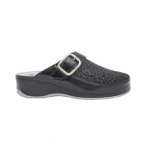 Sabot Gemini Buckle Noir