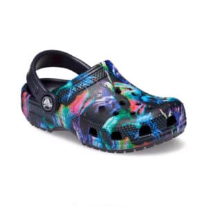 Sabot-Crocs-Classic-Dino-Clog-T-Bleu-Multi