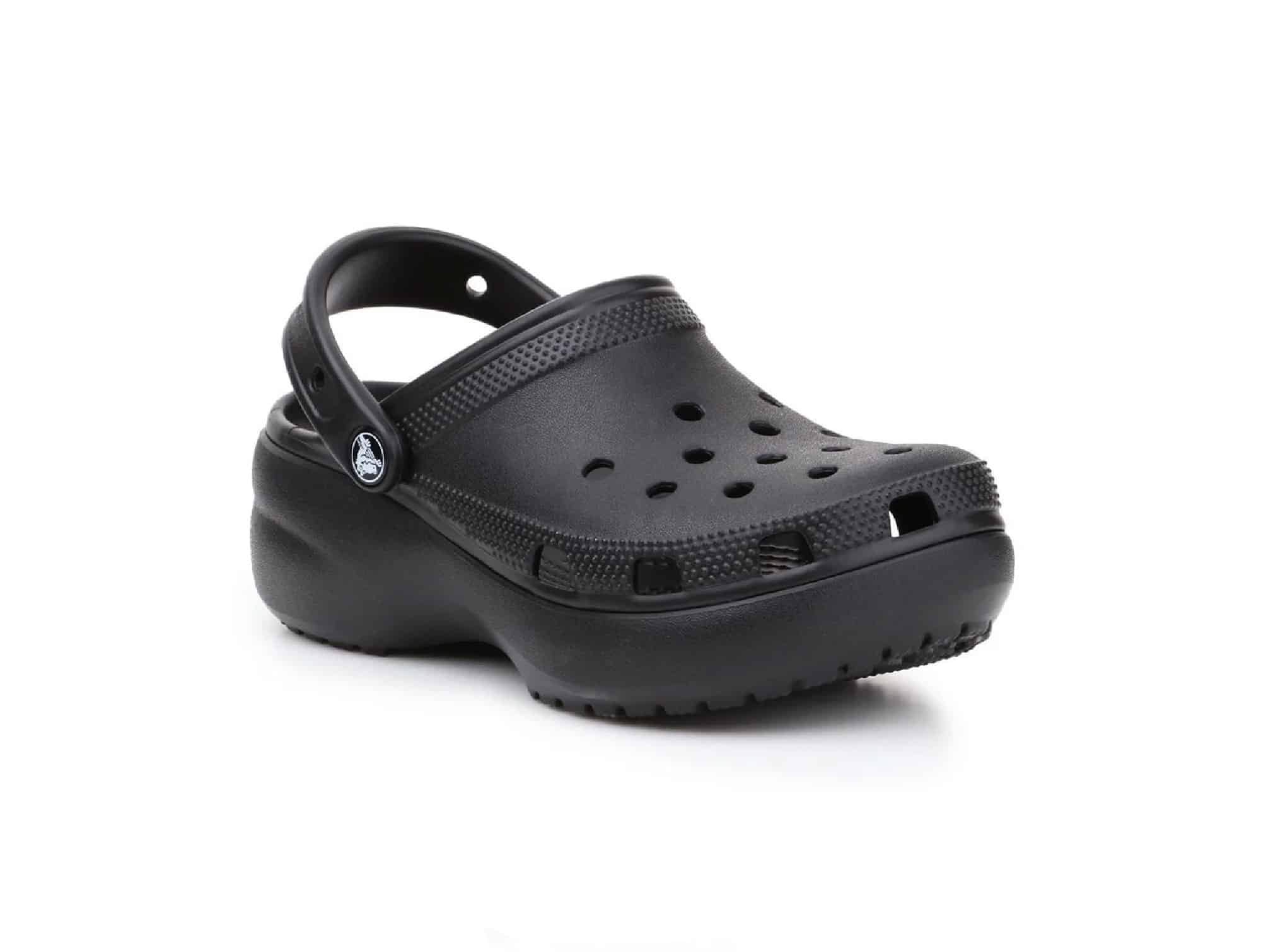 Sabot Crocs Classic Platform Clog Noir