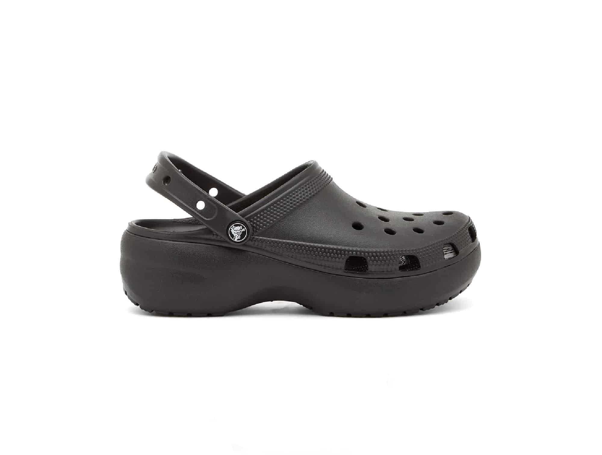 Sabot Crocs Classic Platform Clog Noir
