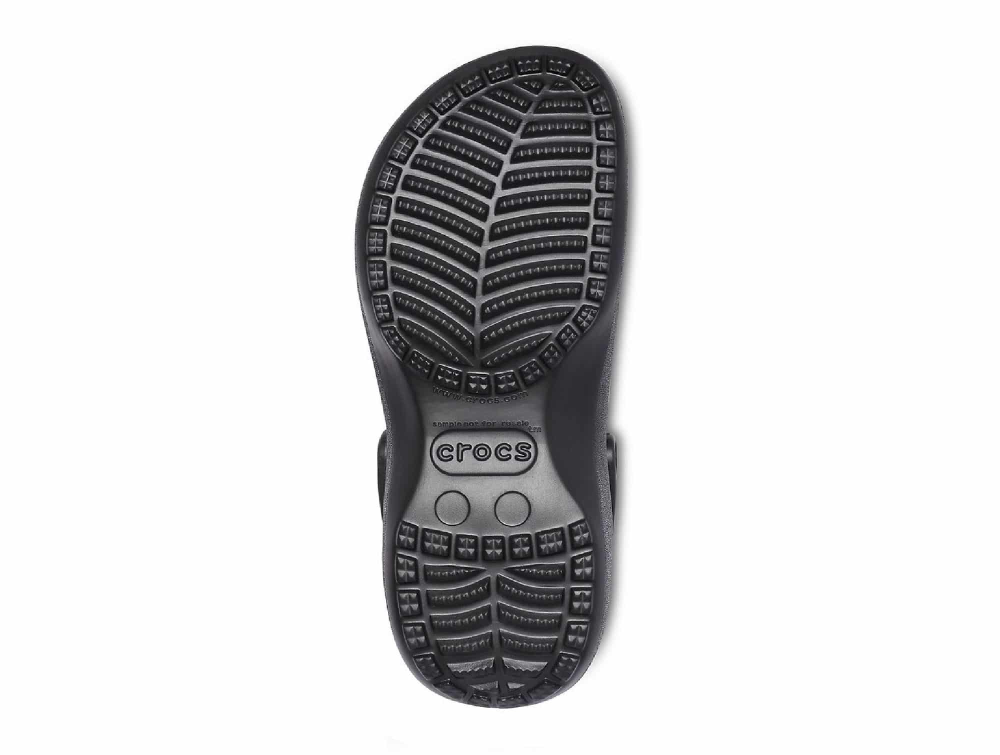 Sabot Crocs Classic Platform Clog Noir