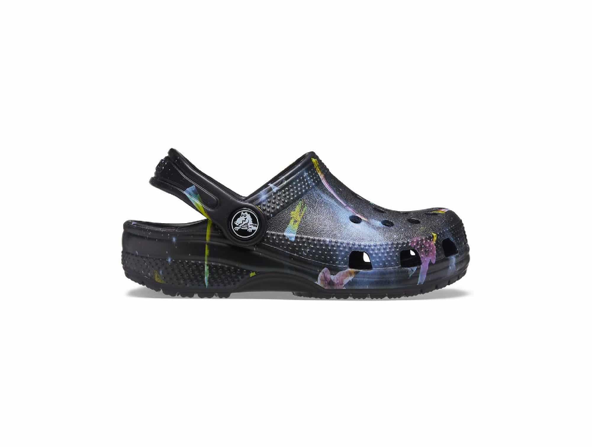 Sabot Crocs Out Of This World Kids Noir