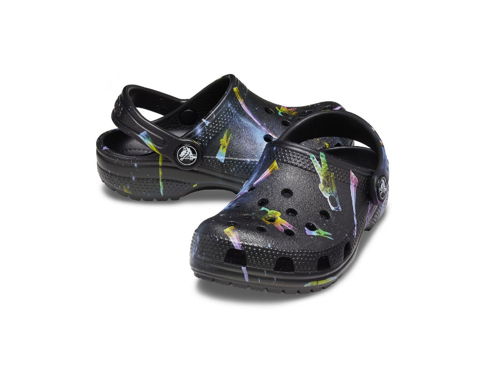 Sabot Crocs Out Of This World Kids Noir