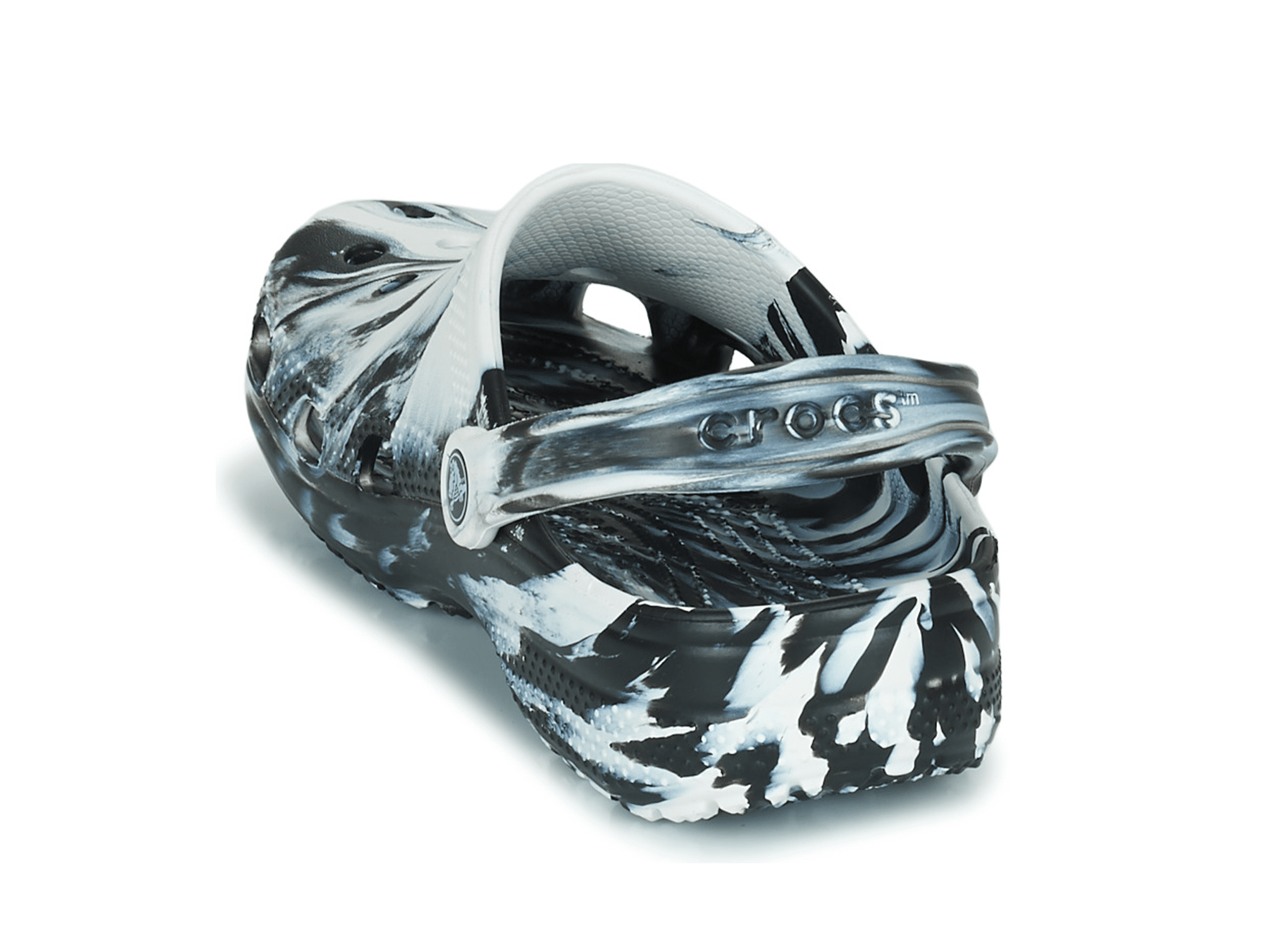 Sabot Crocs Classic Marbld Noir/Blanc