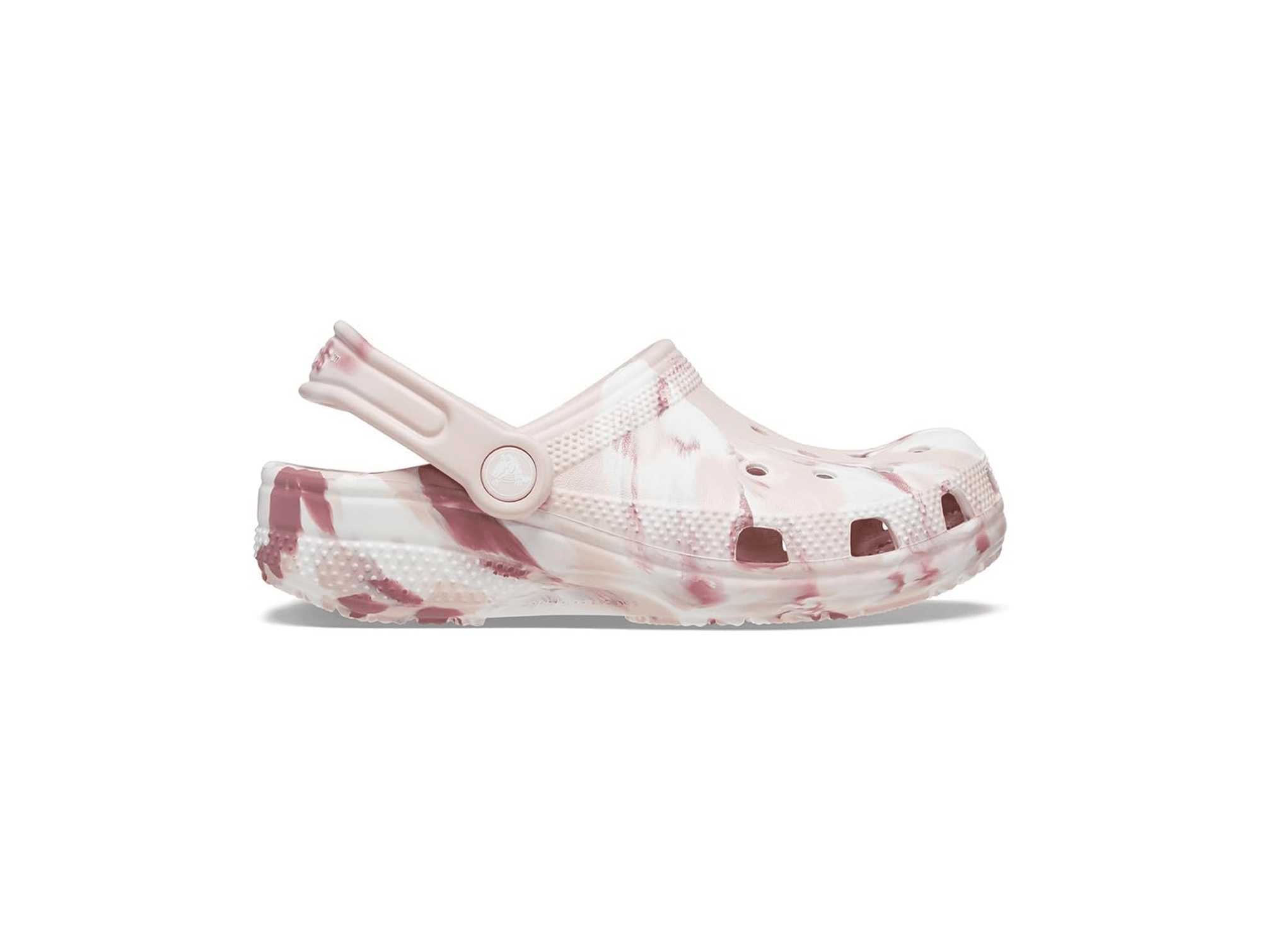 Sabot Crocs Classic Marbled Kids Rose