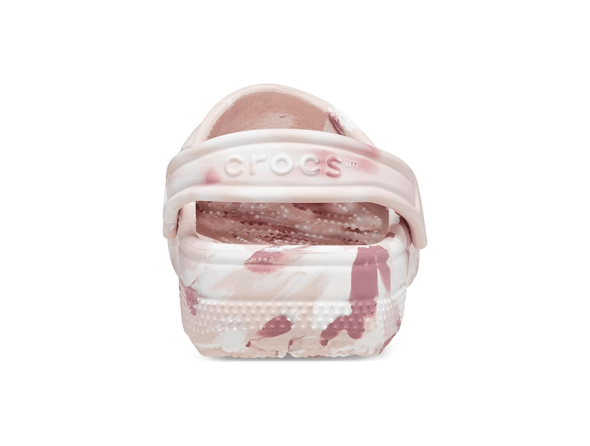 Sabot Crocs Classic Marbled Kids Rose