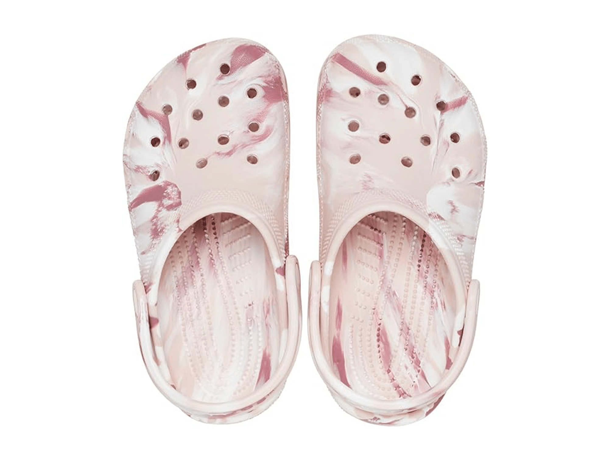 Sabot Crocs Classic Marbled Kids Rose