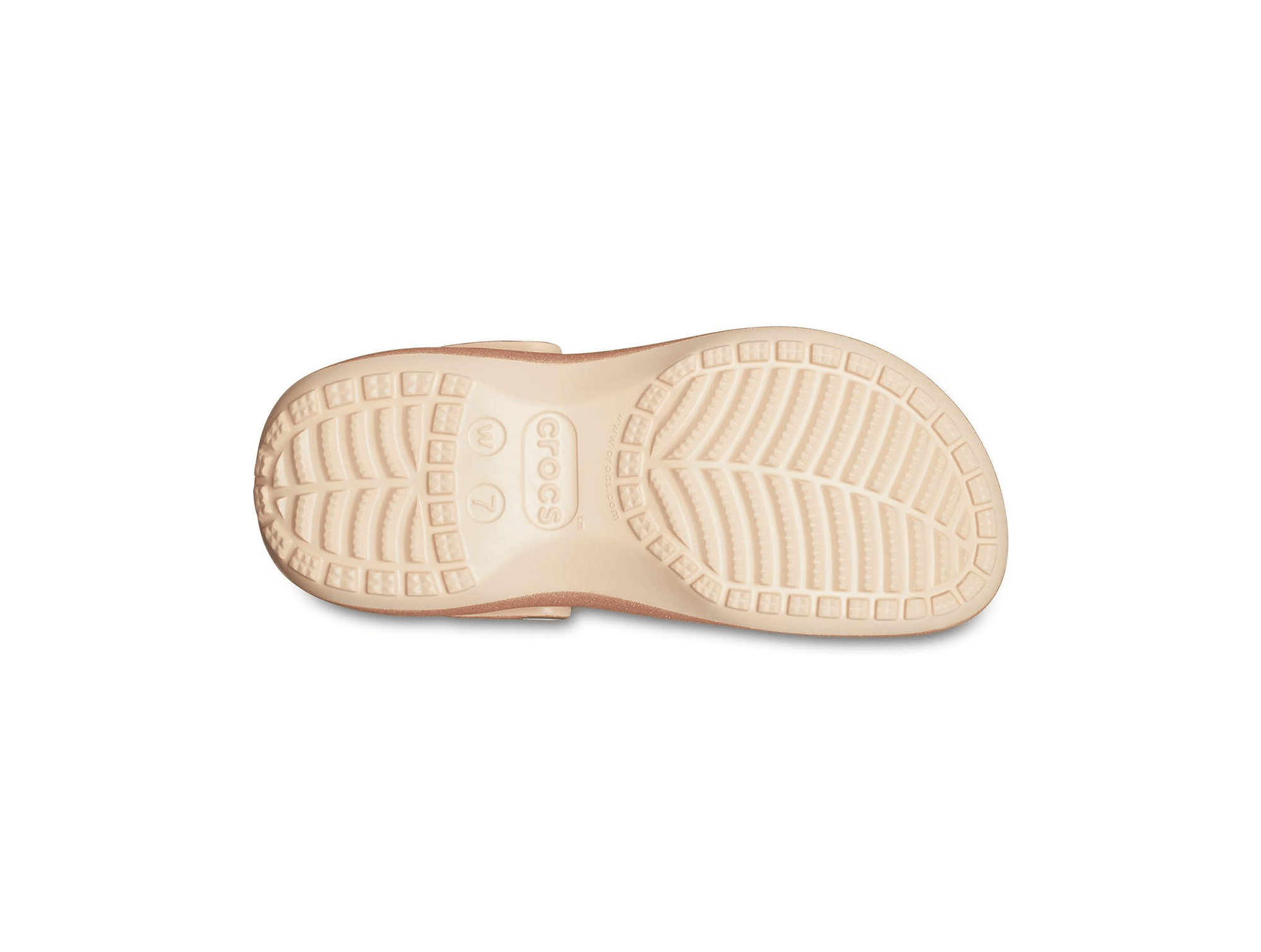 Sabot Classic Platform Glitter Orange