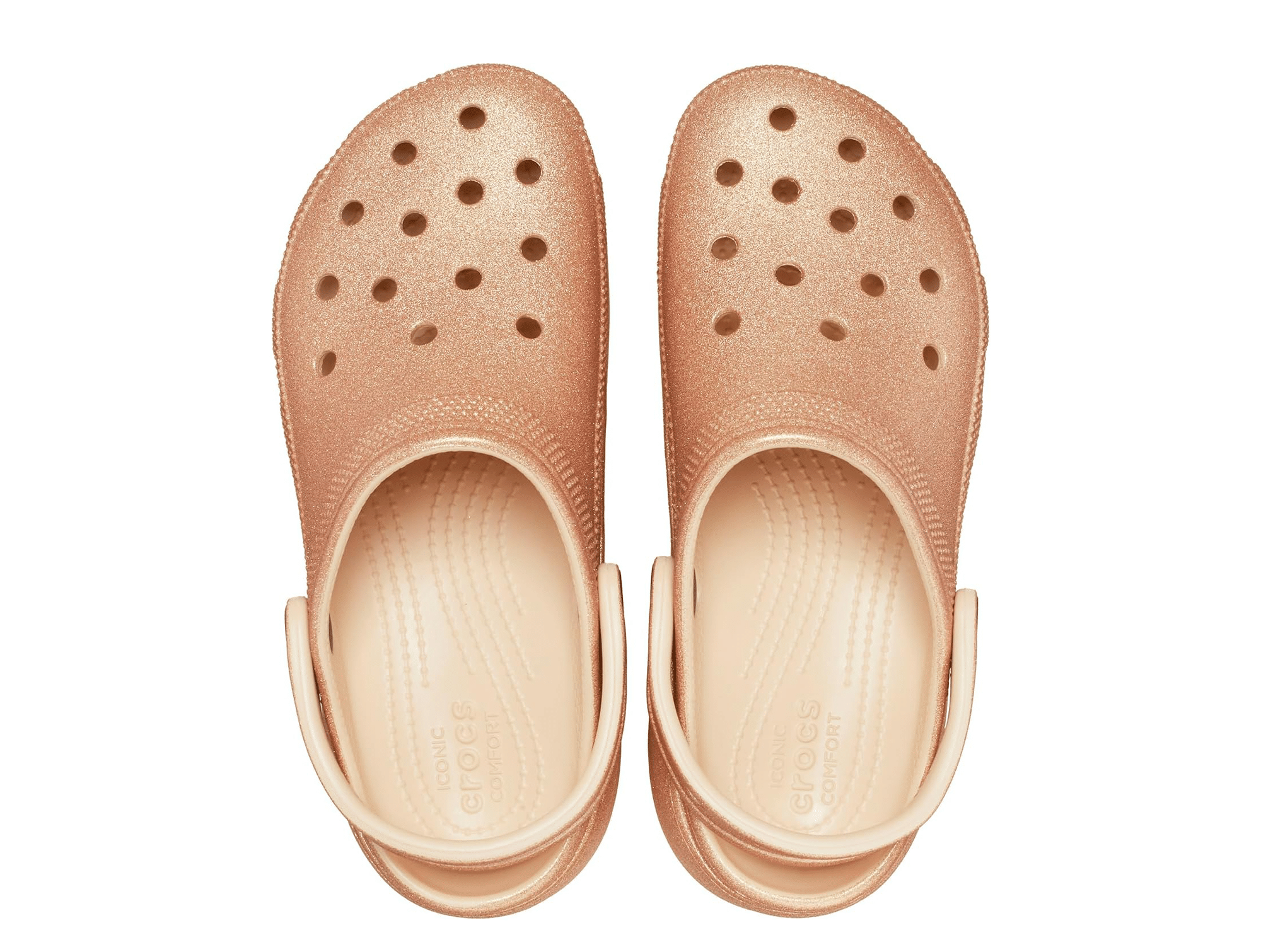 Sabot Classic Platform Glitter Orange
