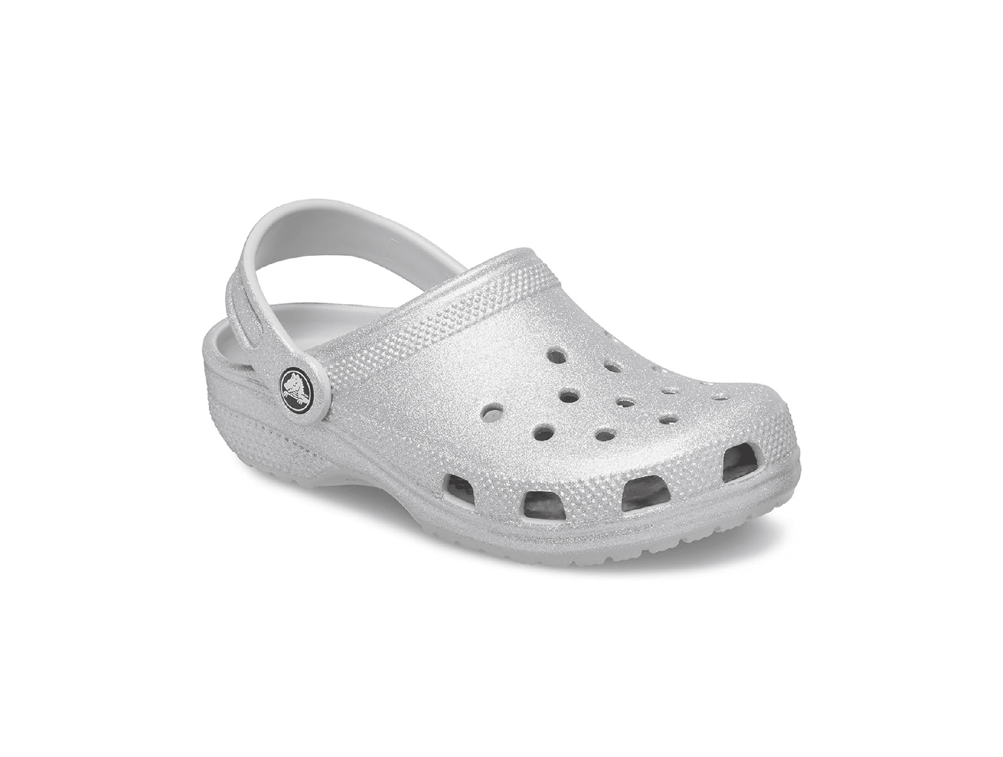 Sabot-Glitter-Clog-Silver