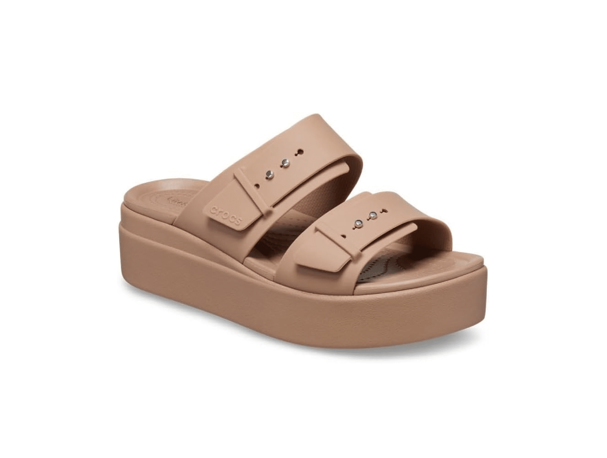 Sandale Crocs Brooklyn Buckle Latte