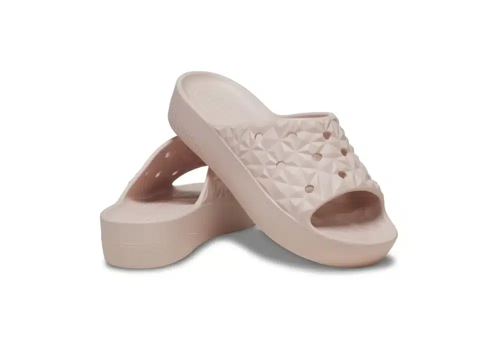 Sandale Classic Platform Slide Beige