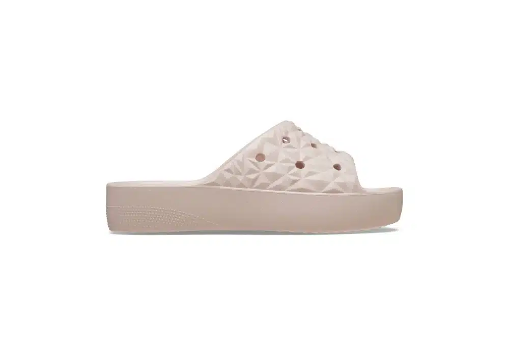 Sandale Classic Platform Slide Beige