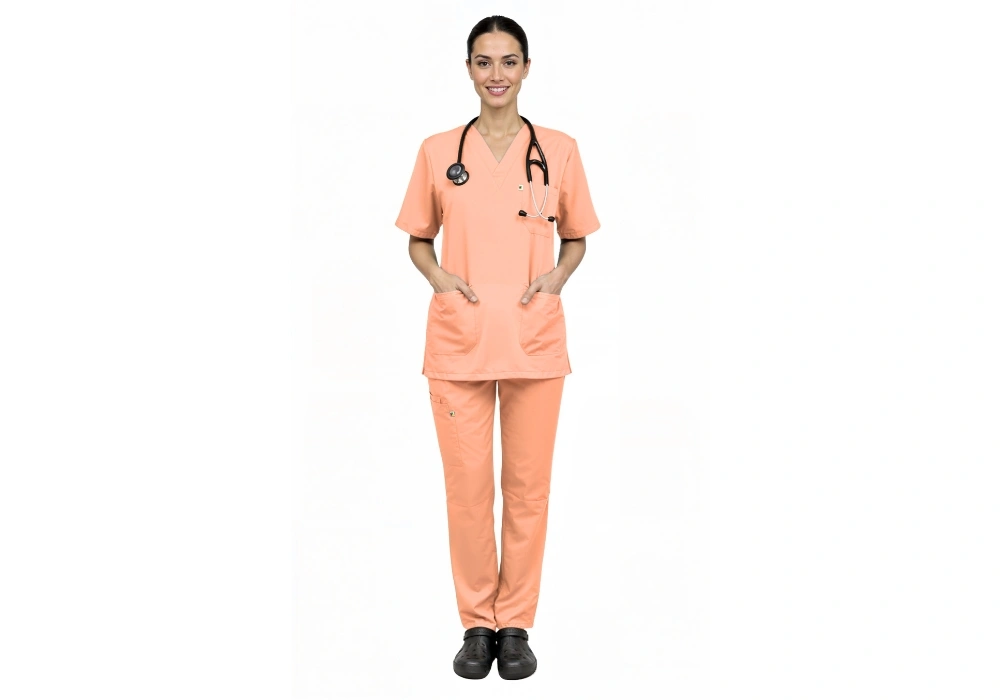 Pyjama de bloc Saumon – Femme