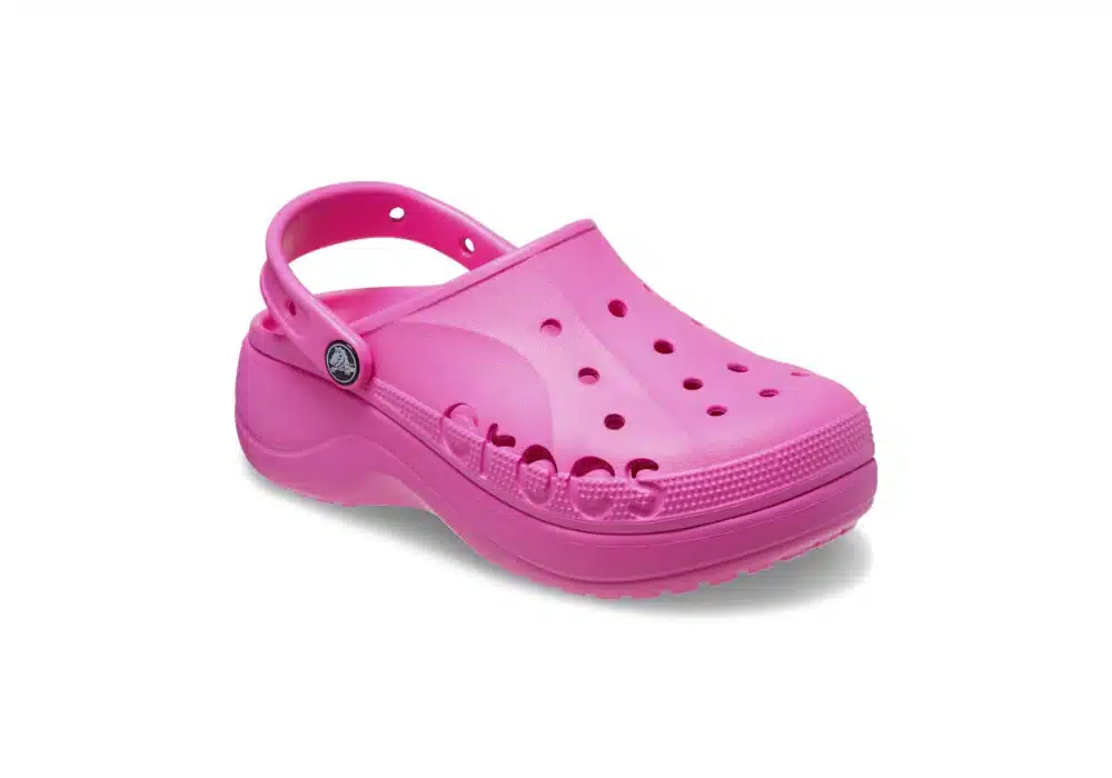 Sabot Baya Platform Clog Rose Électrique