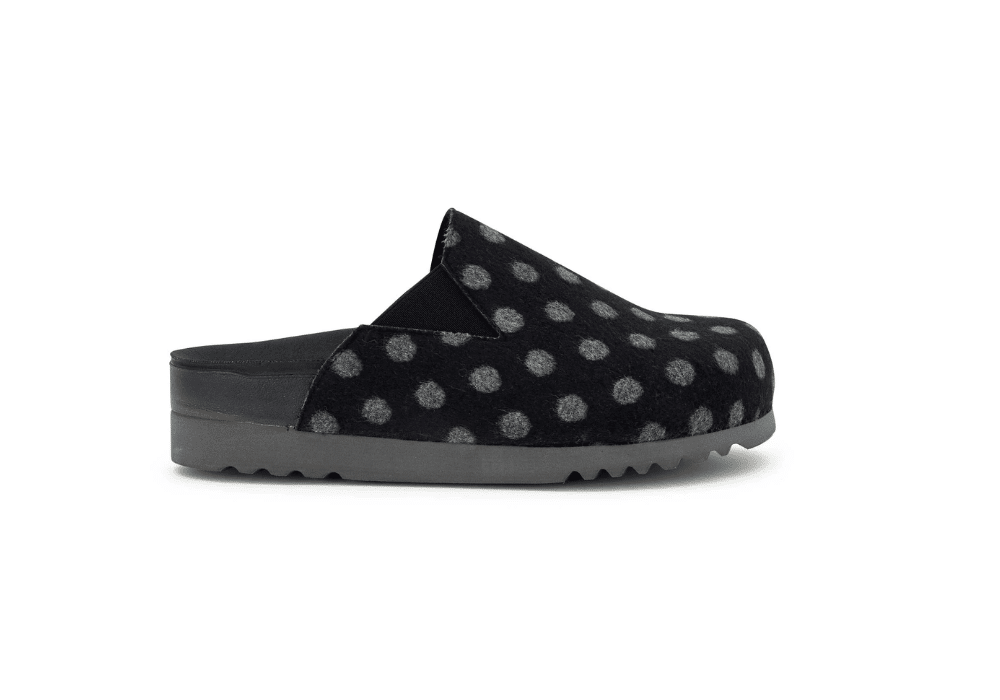 Sabot Poppy Ela Noir/Gris