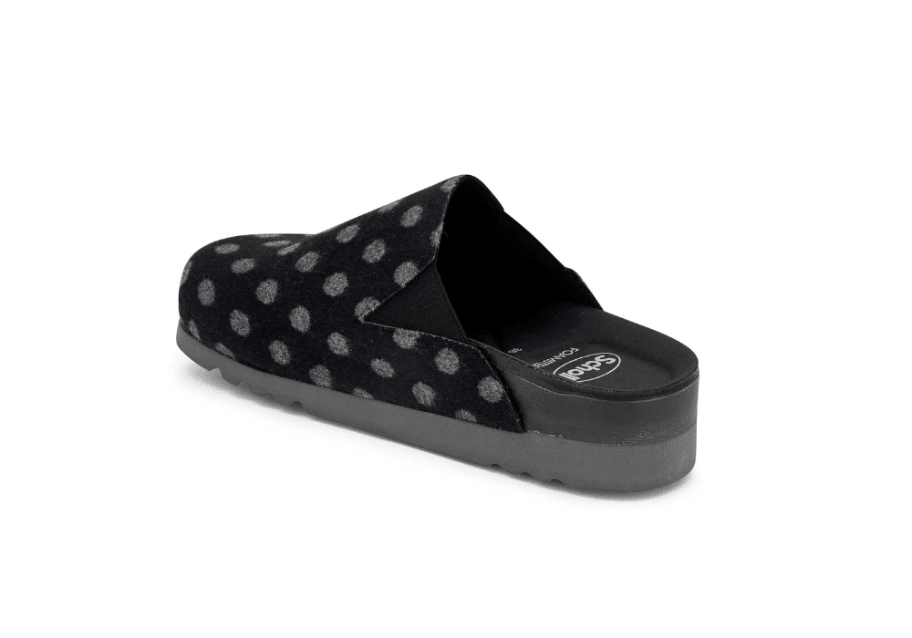 Sabot Poppy Ela Noir/Gris