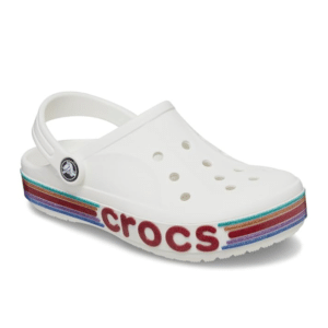 Sabot crocs Bayaband Rainbow Gletter blanc (5)