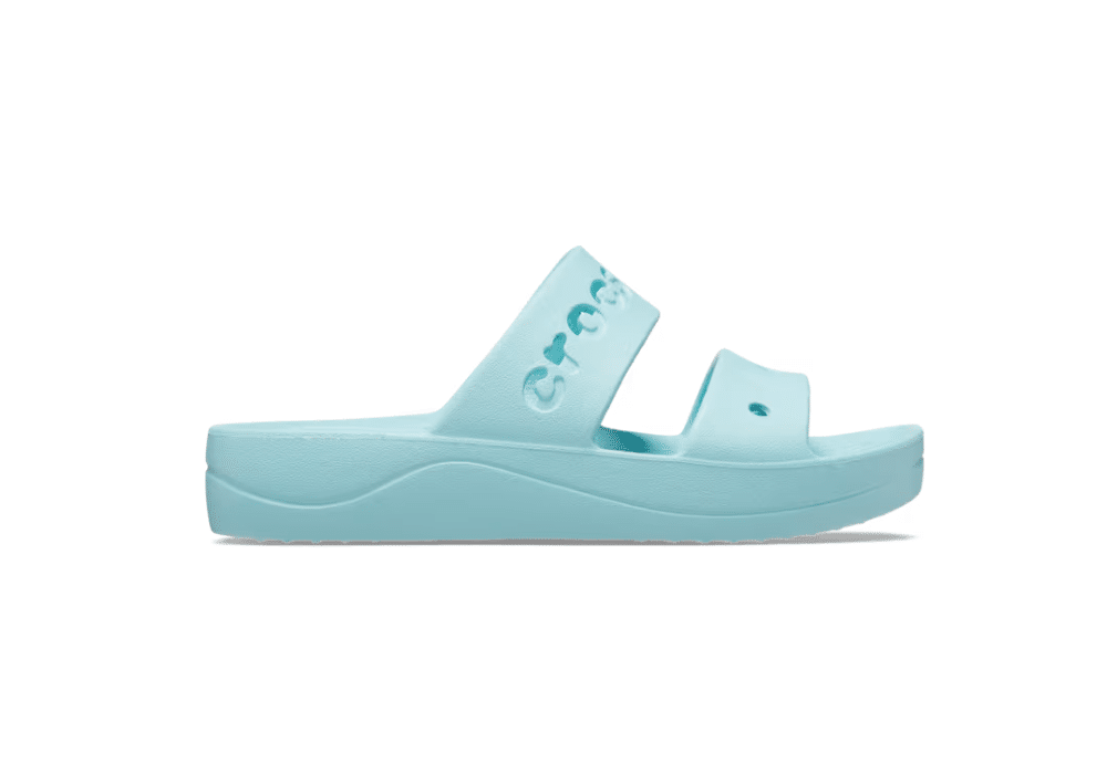 Sandale Crocs Baya Platform Bleu Clair