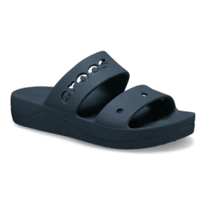 Sandale Crocs Baya Platform Bleu marine