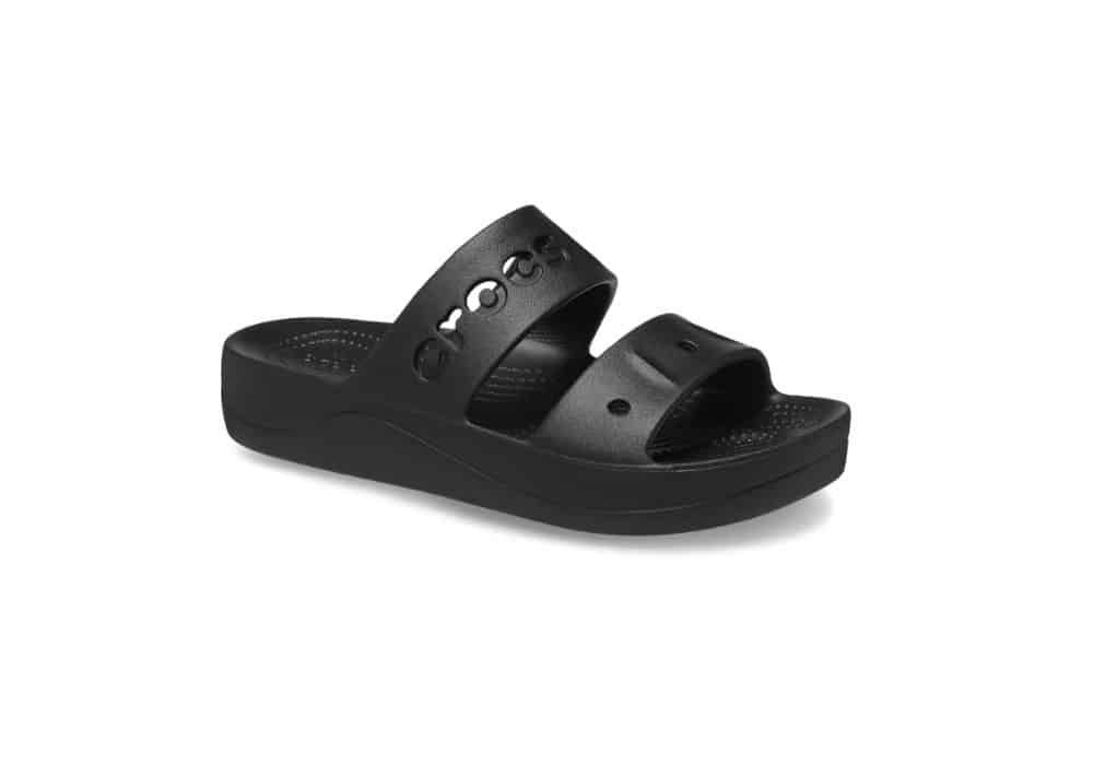 Sandale Crocs Baya Platform Noir
