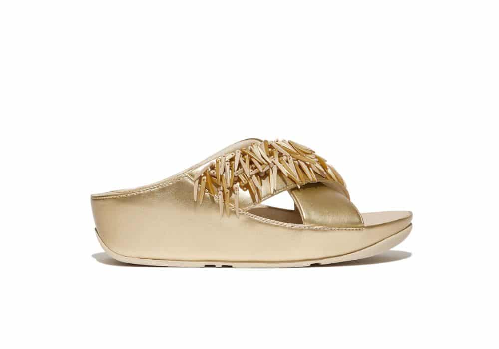 Sandale Rumba Slide Cross Platino