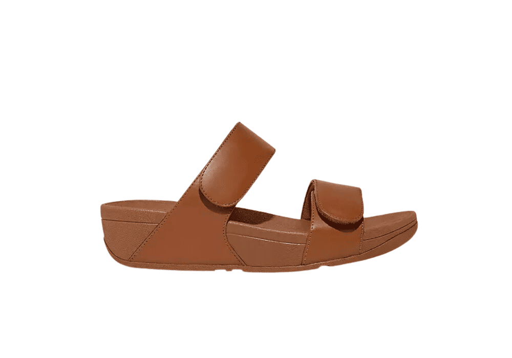Sandales Lulu Leather Slides noir