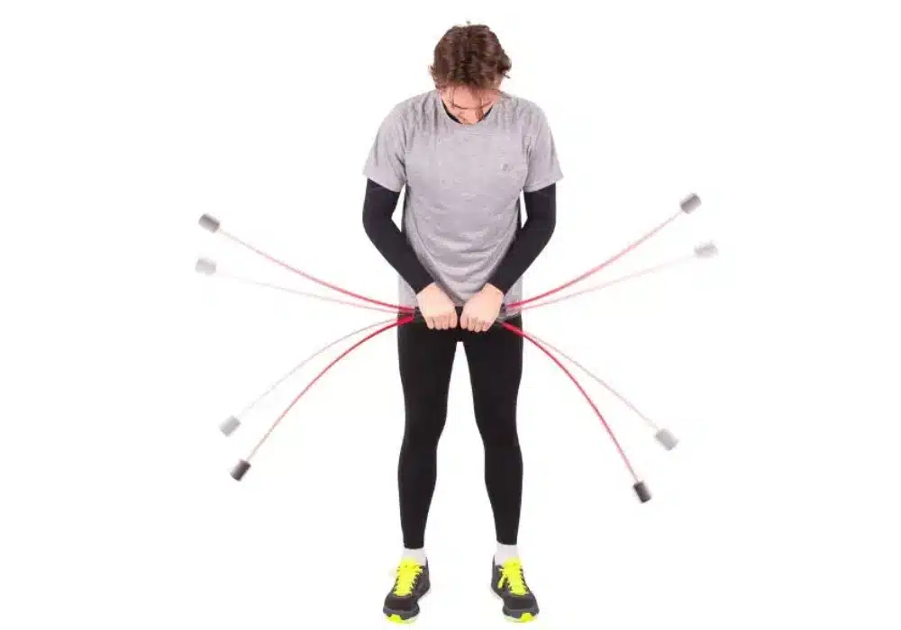 Barre de musculation avec élastique - Versa Flex (1)