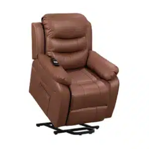Fauteuil Releveur Électrique marron foncé