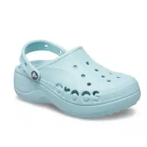 Sabot crocs Baya Platform Aqua bleu