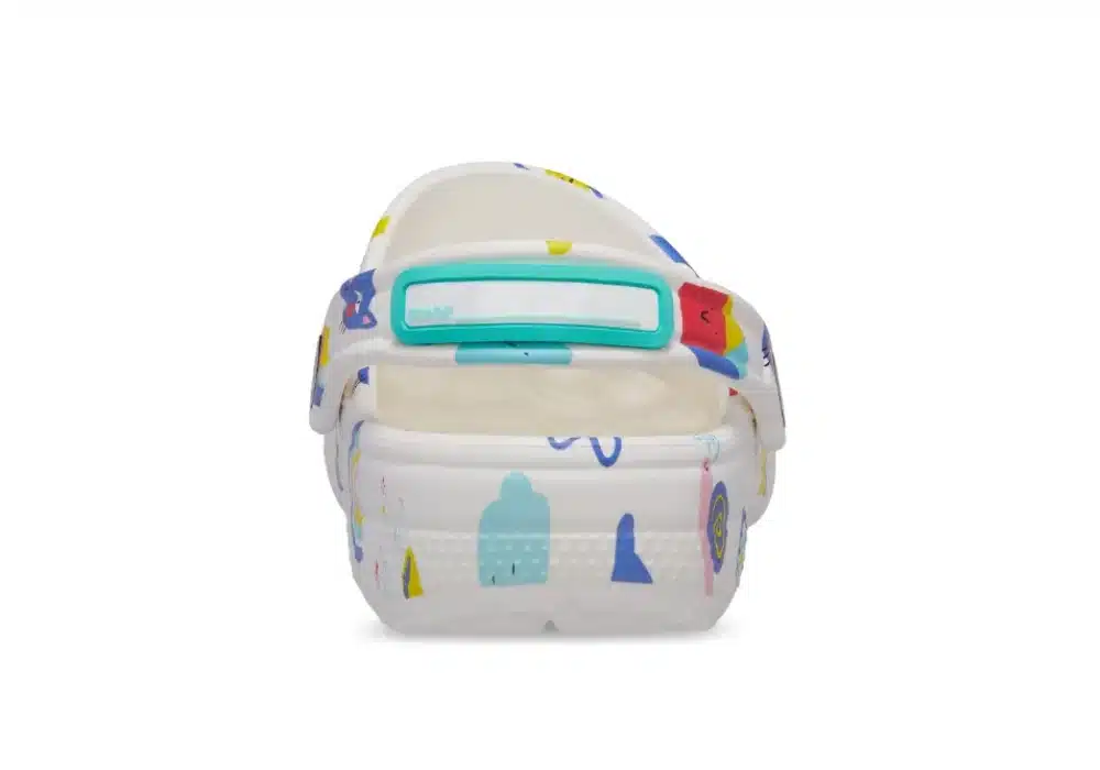 Sabot Crocs Classic Doodle Blanc/Multi